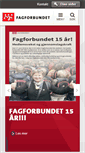 Mobile Screenshot of helsebergen.fagforbundet.no