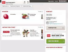 Tablet Screenshot of klepp.fagforbundet.no