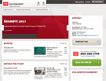Tablet Screenshot of bindal.fagforbundet.no