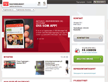 Tablet Screenshot of akershus.fagforbundet.no