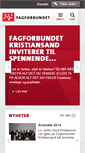 Mobile Screenshot of kristiansand.fagforbundet.no